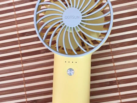 OOTSUN portable fan, portable mini personal fan with mobile power supply | USB rechargeable 2600mAh battery | Handheld desk fan Sale