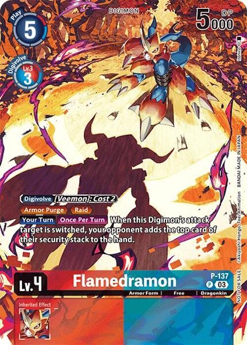 Flamedramon [P-137] (Update Pack 2024) [Secret Crisis] Cheap