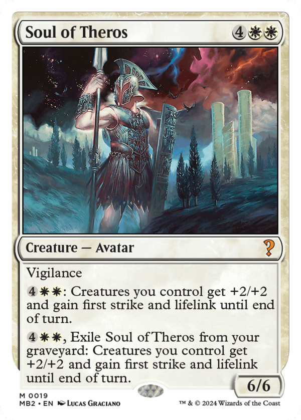 Soul of Theros (White Border) [Mystery Booster 2] Online Hot Sale