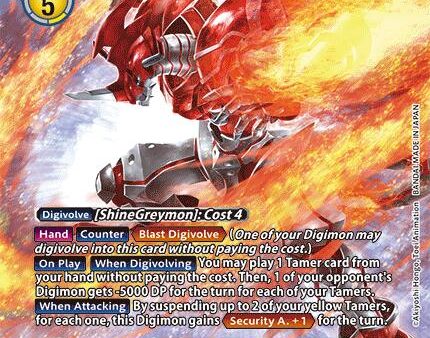 ShineGreymon: Burst Mode ACE [BT17-041] (Alternate Art) [Secret Crisis] For Cheap