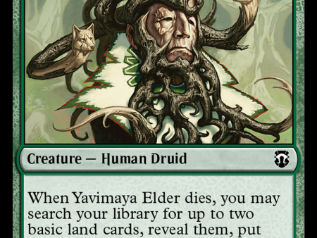 Yavimaya Elder (Ripple Foil) [Modern Horizons 3 Commander] For Sale