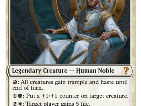 Kenrith, the Returned King (White Border) [Mystery Booster 2] Discount