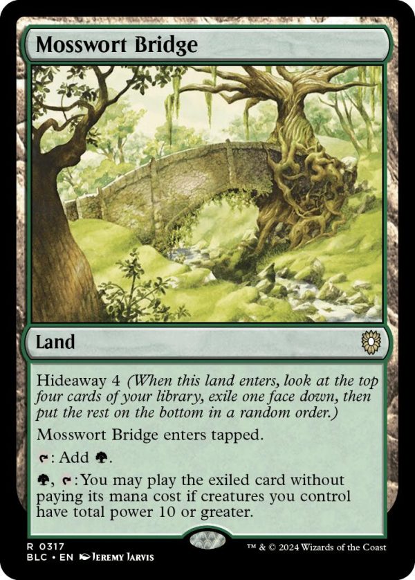 Mosswort Bridge [Bloomburrow Commander] For Cheap