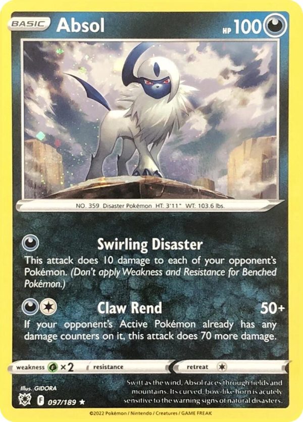 Absol (097 189) (Cosmos Holo) [Miscellaneous Cards] Online Hot Sale