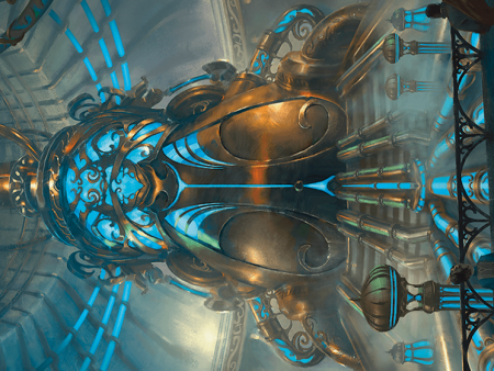 Aether Refinery Art Card (Gold-Stamped Planeswalker Symbol) [Modern Horizons 3 Art Series] Online Sale