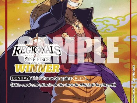 Monkey.D.Luffy (Online Regional 2024 Vol. 2) [Winner] [One Piece Promotion Cards] Online