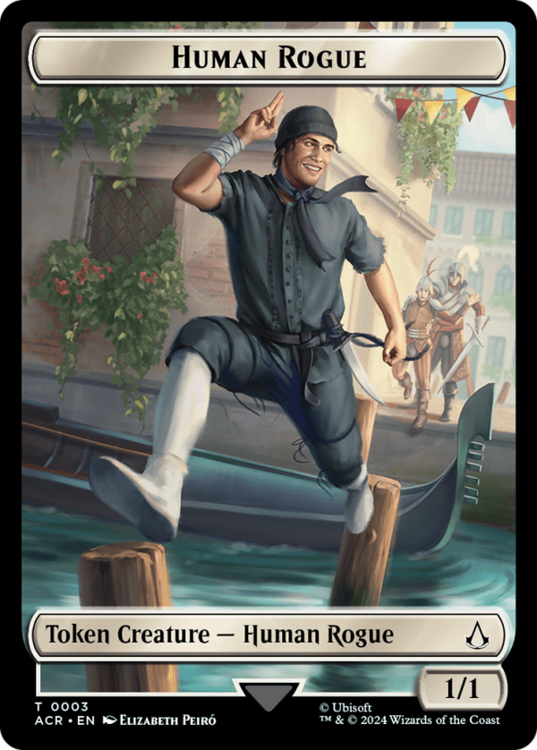 Assassin    Human Rogue Double-Sided Token [Assassin s Creed Tokens] For Cheap