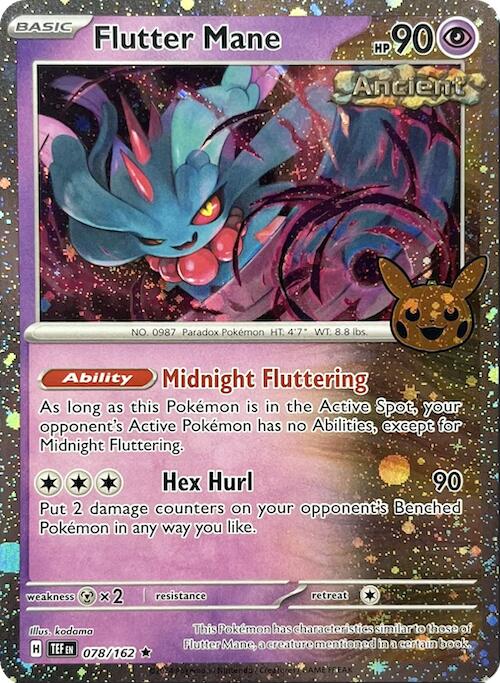 Flutter Mane (078 162) (Cosmos Holo) [Trick or Trade 2024] Supply