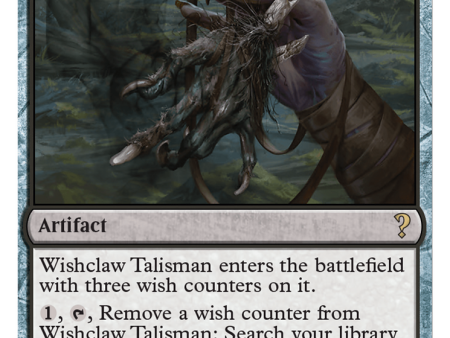 Wishclaw Talisman (White Border) [Mystery Booster 2] For Cheap