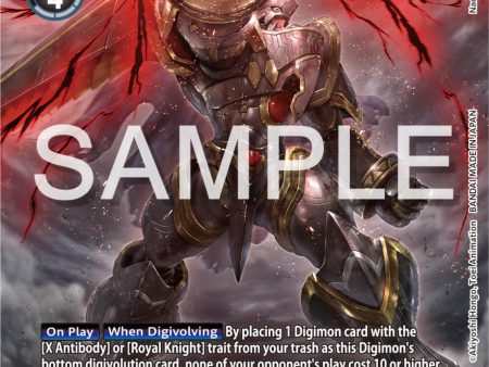 Alphamon [BT13-075] (Pre-Release Tournament Participation Card) [Secret Crisis Pre-Release Cards] Supply