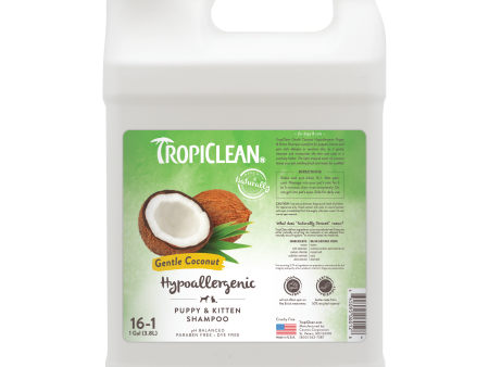 TropiClean Gentle Coconut Hypoallergenic Puppy & Kitten Shampoo Fashion